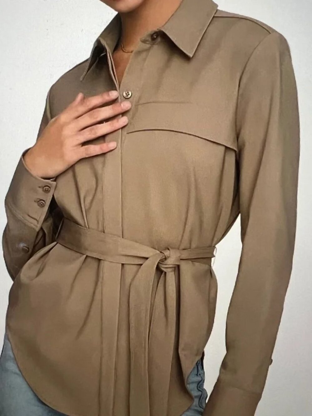 Good American Safari Utility Tunic / Shirt Dress Size: 2 NWOT